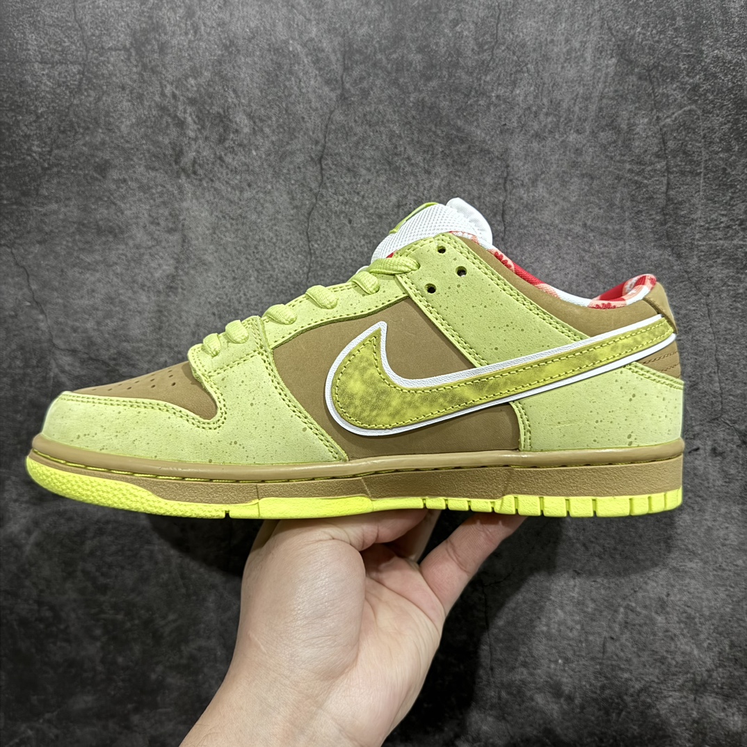 Pure original Z version Concepts x Nike SB Dunk pink green lobster low-top casual skateboard shoes BV1310-566