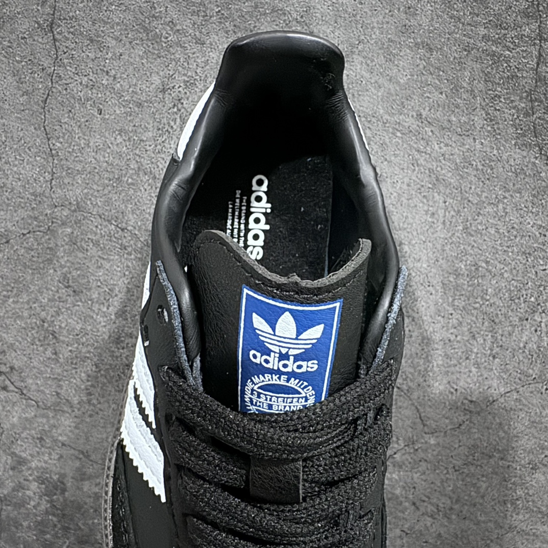图片[8]-【纯原F版】童鞋版本上线 阿迪达斯/三叶草Adidas Originals Samba OG Kids 桑巴舞系列中大童德训足球风百搭低帮休闲运动板鞋“皮革黑白金焦糖底”B75807 潮爹潮妈追寻的单品🎁 原楦原纸版数据开发 采用环保荔枝纹纤维革组合翻毛皮鞋面材质 内嵌海玻璃环保去臭鞋垫#外置耐磨橡胶大底 带你回味最原始的永远经典， 尺码：26（15cm）27（16cm）28（17cm）29（18cm）30（18.5cm） 31（19cm）32（20cm）33（20.5cm） 34（21.5cm)-选品中心