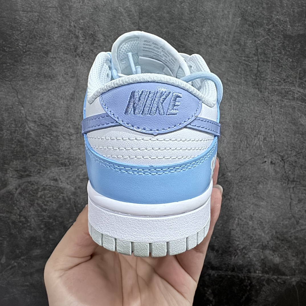 DIY custom version Nk Dunk Low Retro Happy Lamb White Blue Cute Girl Deconstruction Double Shoelaces Sneakers DH9765-102