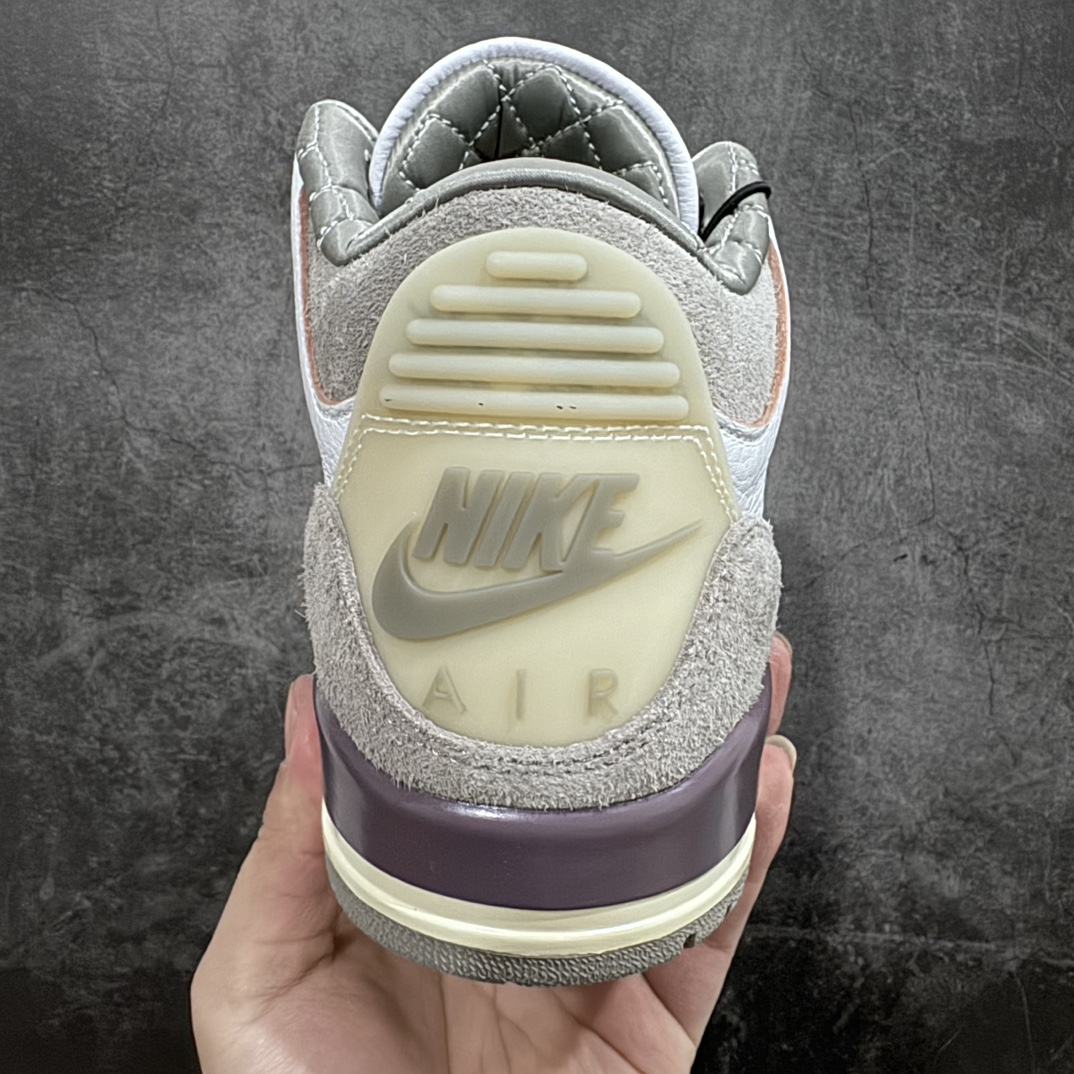 DF Peak Edition A Ma Maniére x Air Jordan AJ3 Retro AMM Joint White Purple Gray DH3434-110