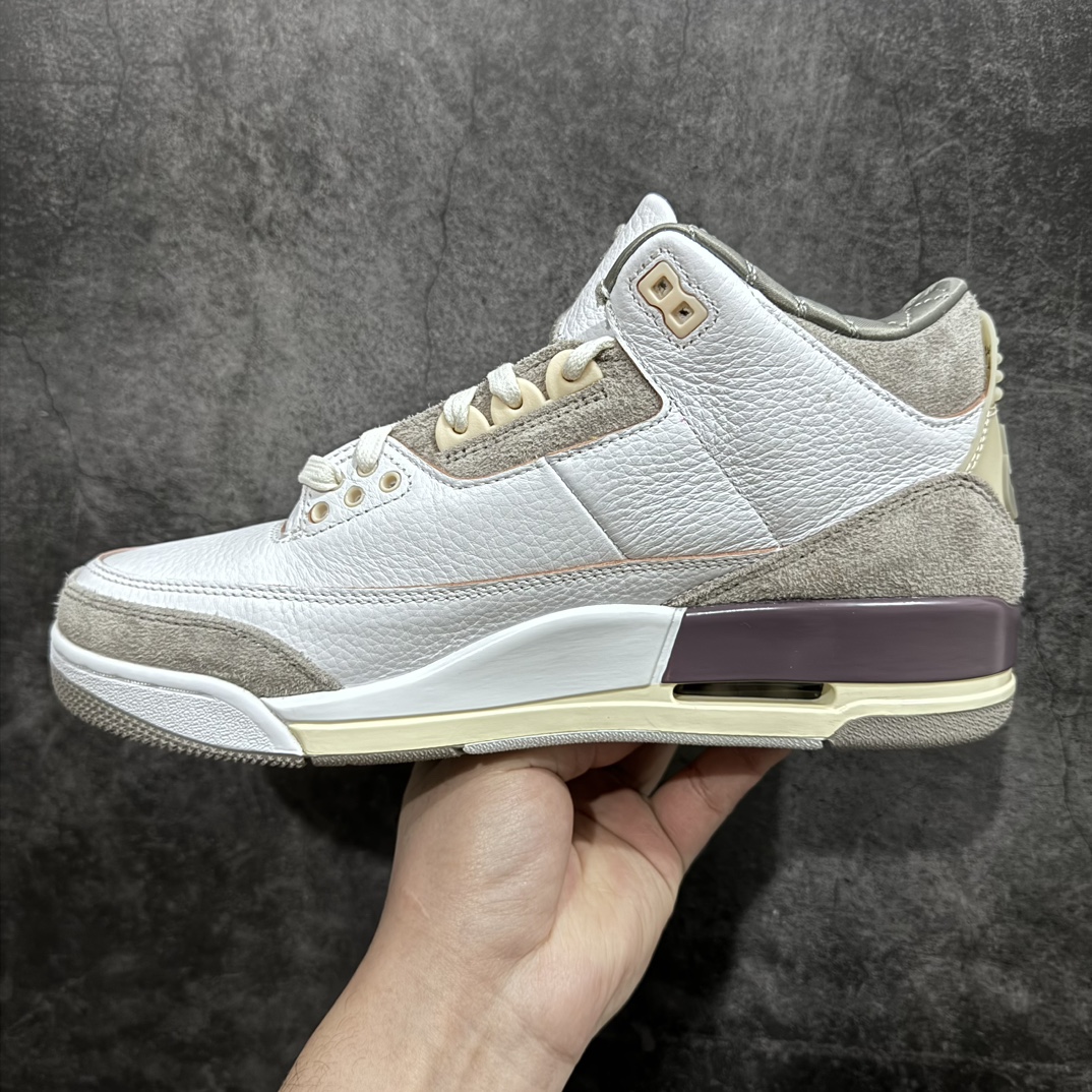 DF Peak Edition A Ma Maniére x Air Jordan AJ3 Retro AMM Joint White Purple Gray DH3434-110