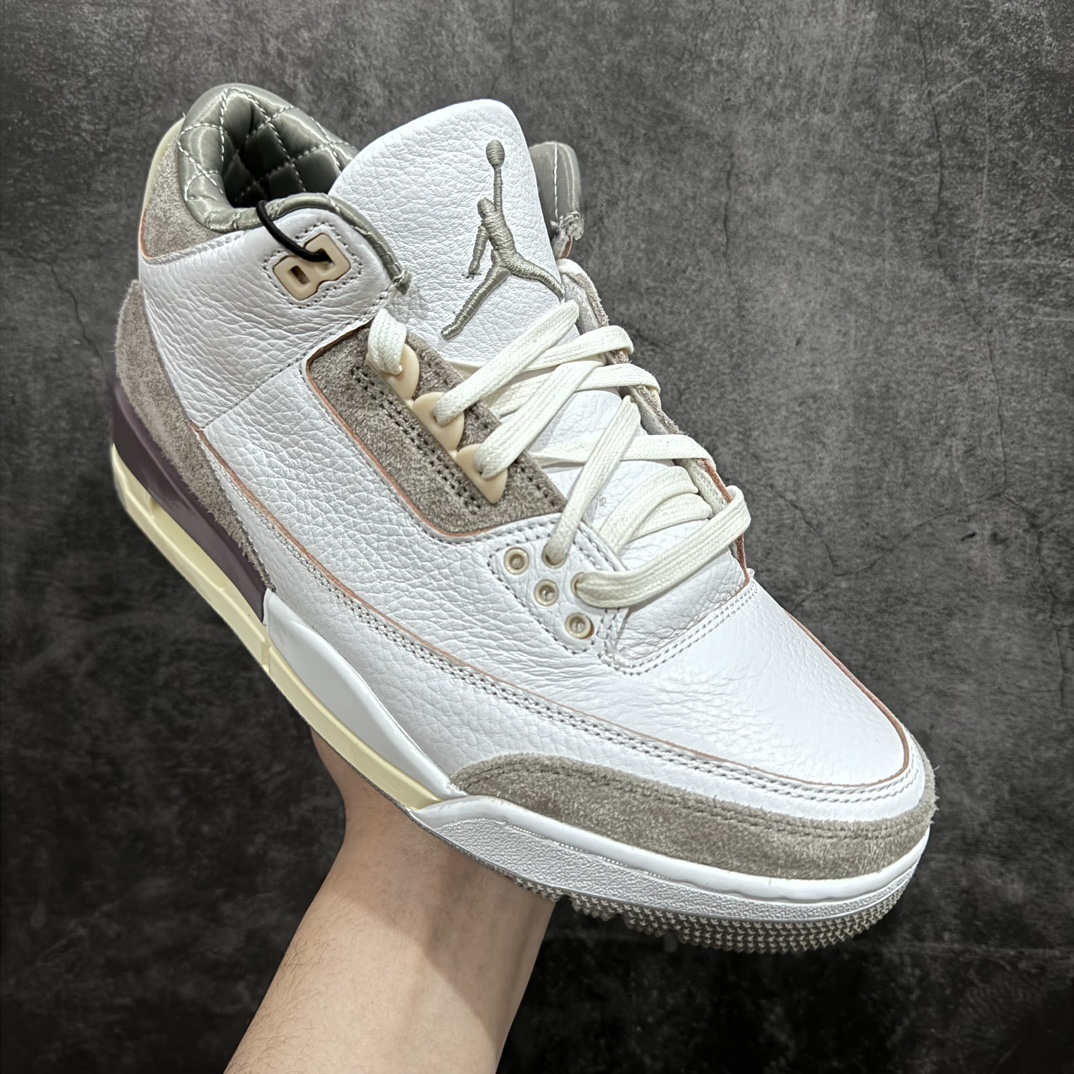 DF Peak Edition A Ma Maniére x Air Jordan AJ3 Retro AMM Joint White Purple Gray DH3434-110