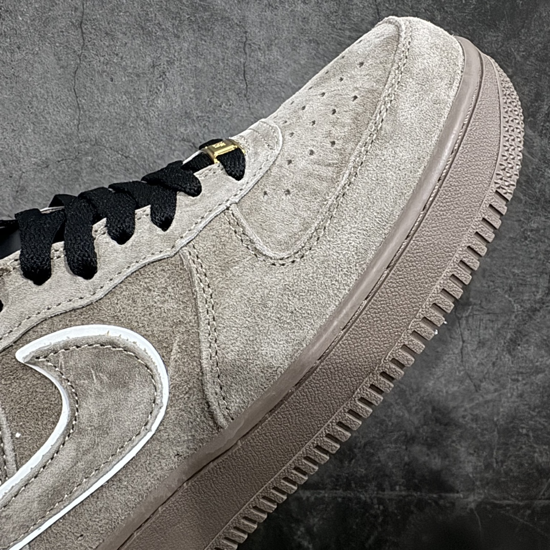 Nike Air Force 1 Low 07 Dark Brown Suede AV0383-223