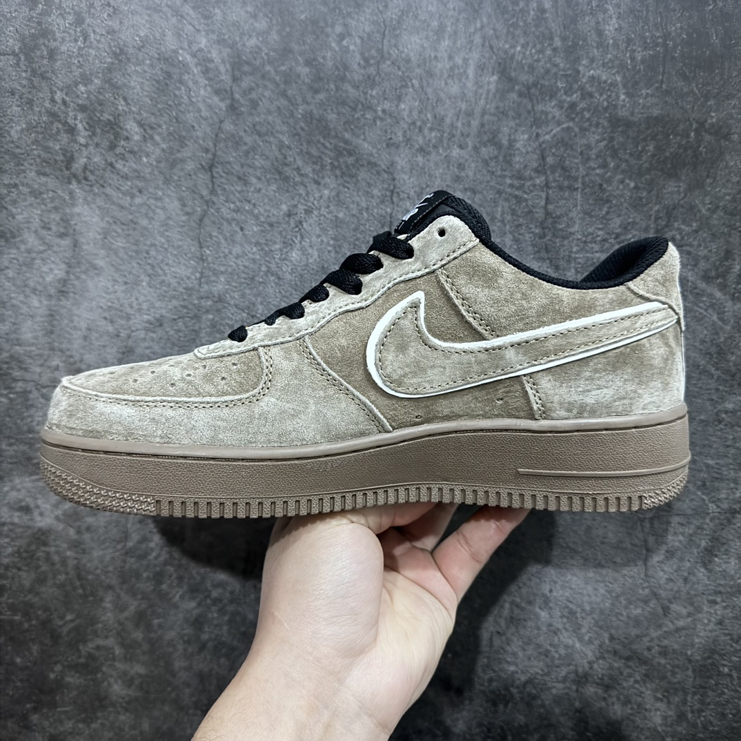 Nike Air Force 1 Low 07 Dark Brown Suede AV0383-223