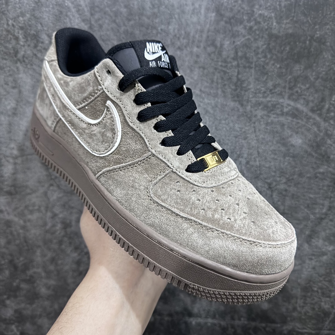 Nike Air Force 1 Low 07 Dark Brown Suede AV0383-223