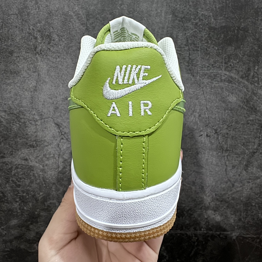 Nike Air Force 1'07 Low Retro”Lens Green/White/Gum” Air Force One series classic low-top sneakers ”Lens Green/White Raw Rubber Sole” PF9055-777 Men