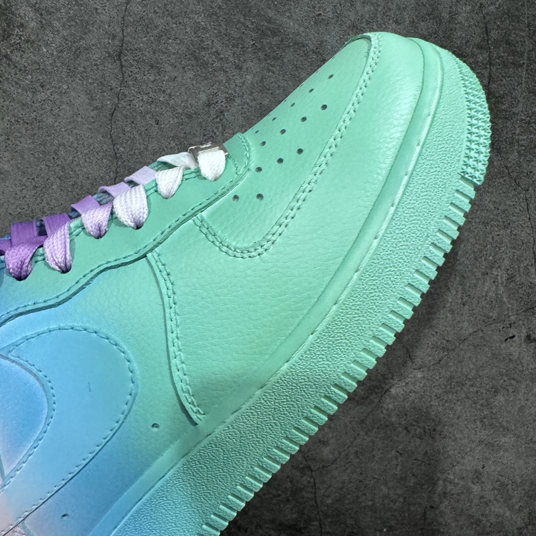 Nike Air Force 1'07 Low GS”Green/Pink/Ice Blue” Air Force One Sneakers ”Leather Ice Cream Green Blue and Pink Spray Color” ZQ2023-929