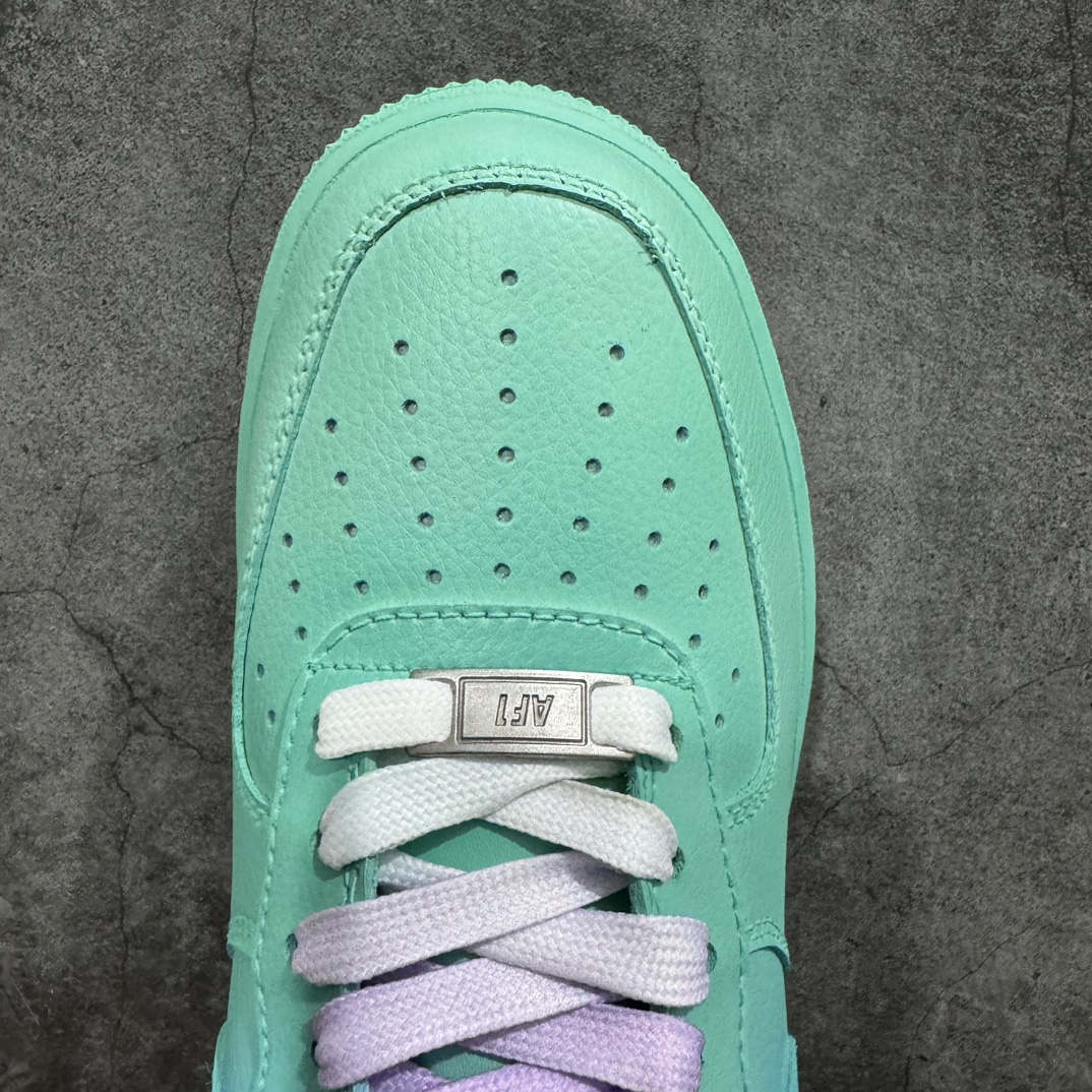 Nike Air Force 1'07 Low GS”Green/Pink/Ice Blue” Air Force One Sneakers ”Leather Ice Cream Green Blue and Pink Spray Color” ZQ2023-929