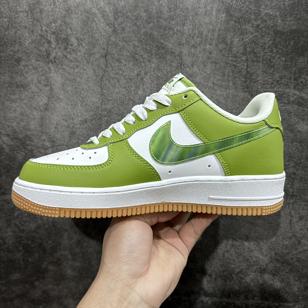 Nike Air Force 1'07 Low Retro”Lens Green/White/Gum” Air Force One series classic low-top sneakers ”Lens Green/White Raw Rubber Sole” PF9055-777 Men