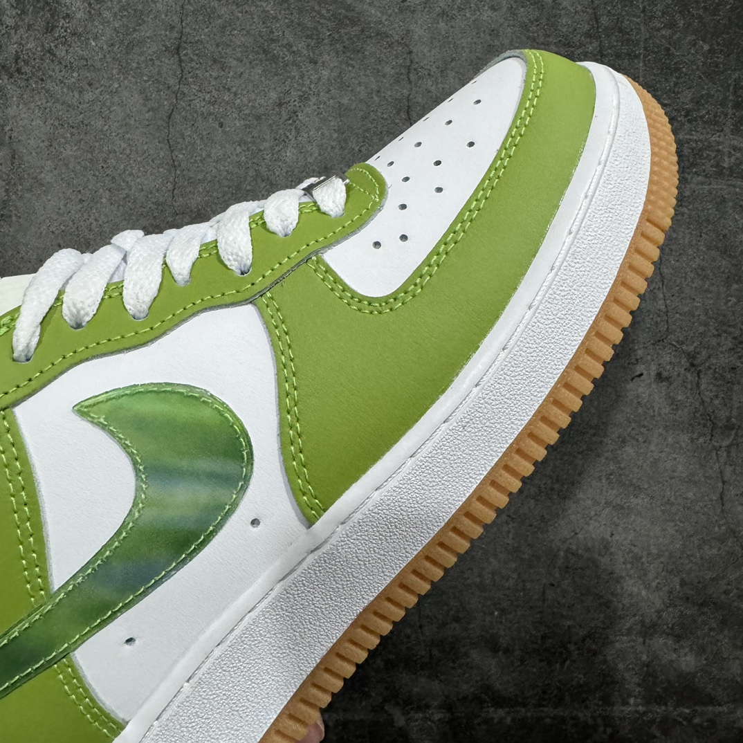 Nike Air Force 1'07 Low Retro”Lens Green/White/Gum” Air Force One series classic low-top sneakers ”Lens Green/White Raw Rubber Sole” PF9055-777 Men