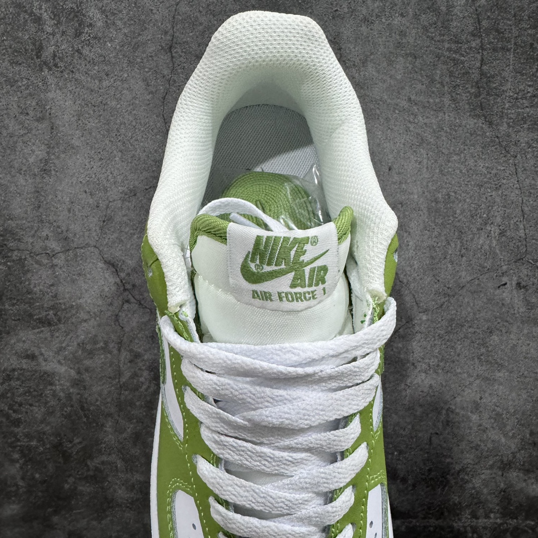 Nike Air Force 1'07 Low Retro”Lens Green/White/Gum” Air Force One series classic low-top sneakers ”Lens Green/White Raw Rubber Sole” PF9055-777 Men