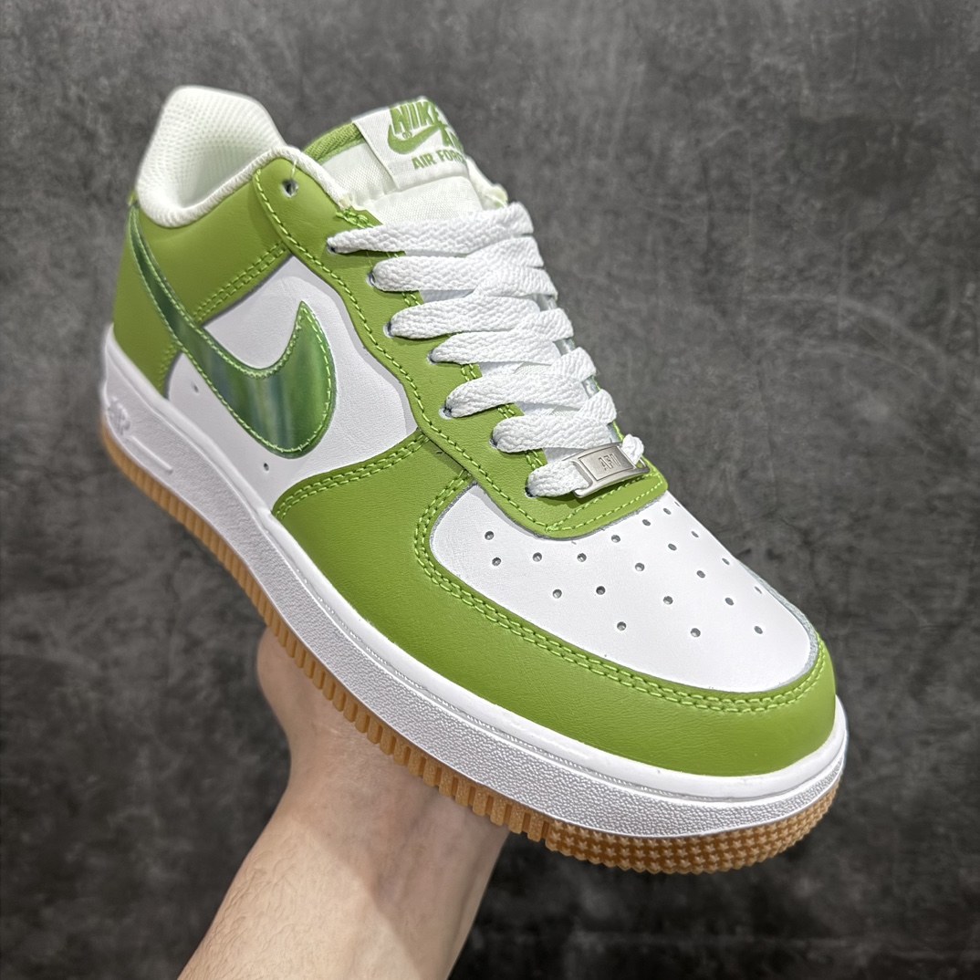 Nike Air Force 1'07 Low Retro”Lens Green/White/Gum” Air Force One series classic low-top sneakers ”Lens Green/White Raw Rubber Sole” PF9055-777 Men