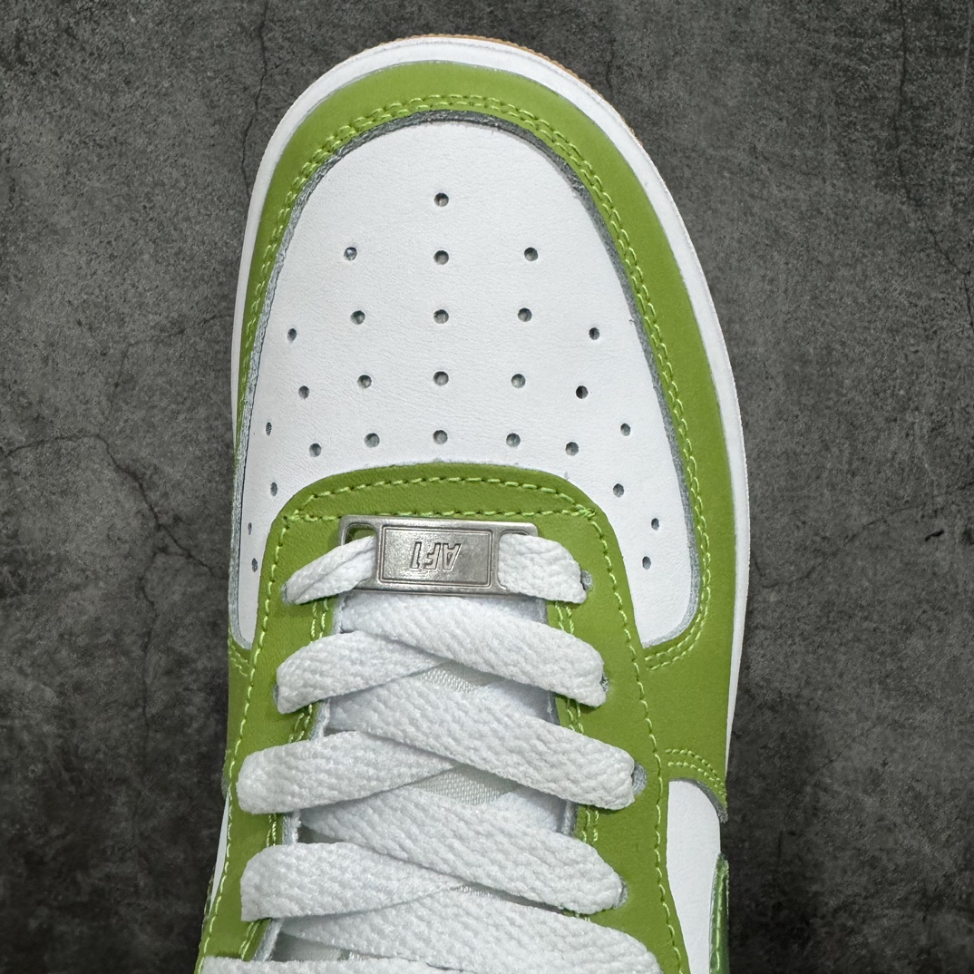 Nike Air Force 1'07 Low Retro”Lens Green/White/Gum” Air Force One series classic low-top sneakers ”Lens Green/White Raw Rubber Sole” PF9055-777 Men