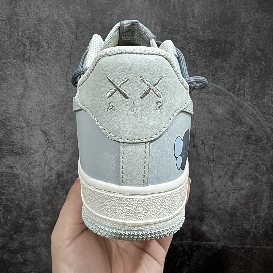 Nike Air Force 1 X Kaws Air Force One Custom Straps Kaws Light Blue Gray KS6869-222