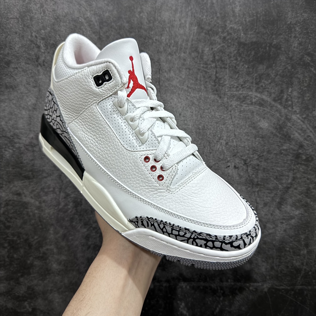 Original Air Jordan 3 Retro AJ3 Retro White Cement DN3707-100