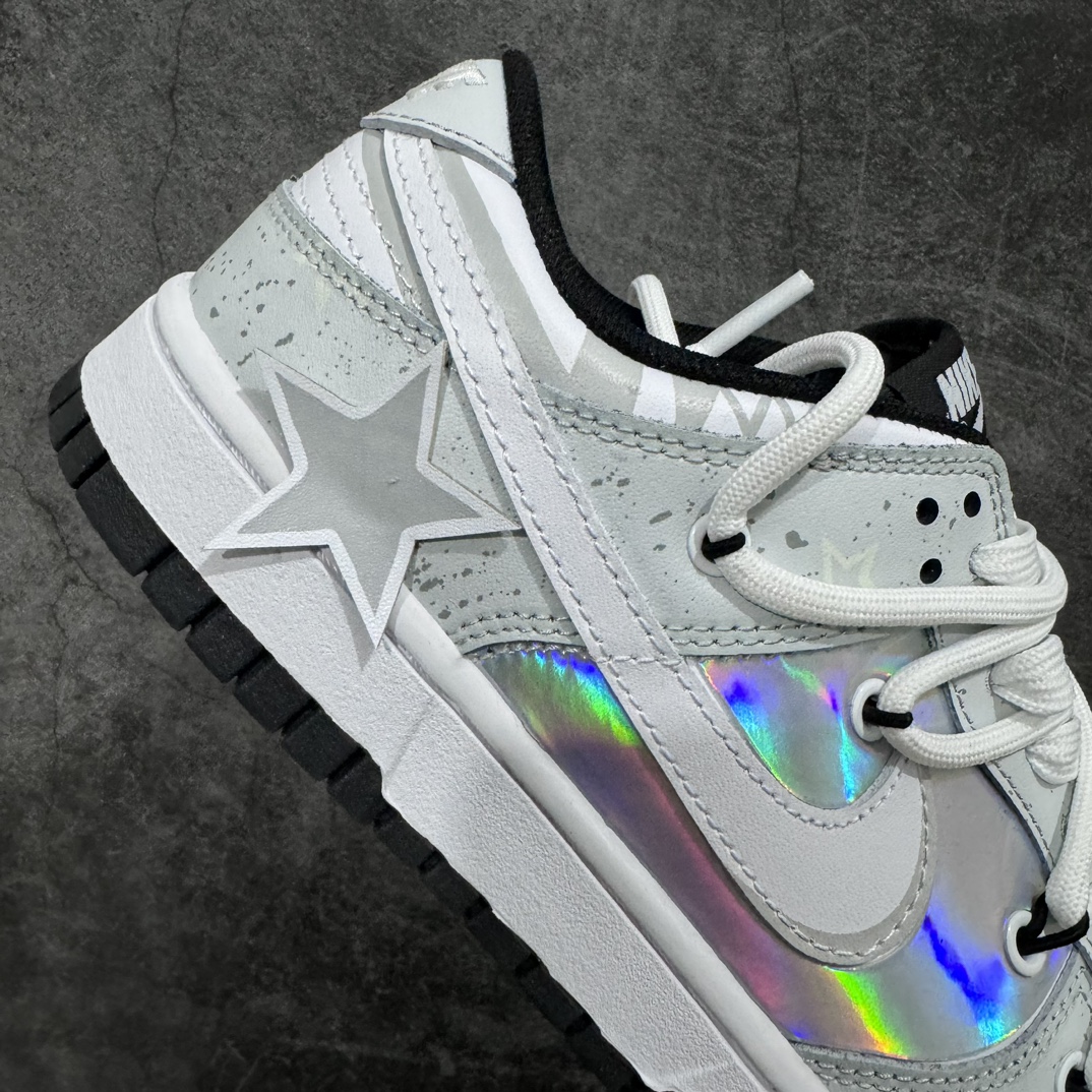 DIY Customized Nk Dunk Low Retro DIY Dream Pressed Galaxy Star Laser Sneakers CW1590-100