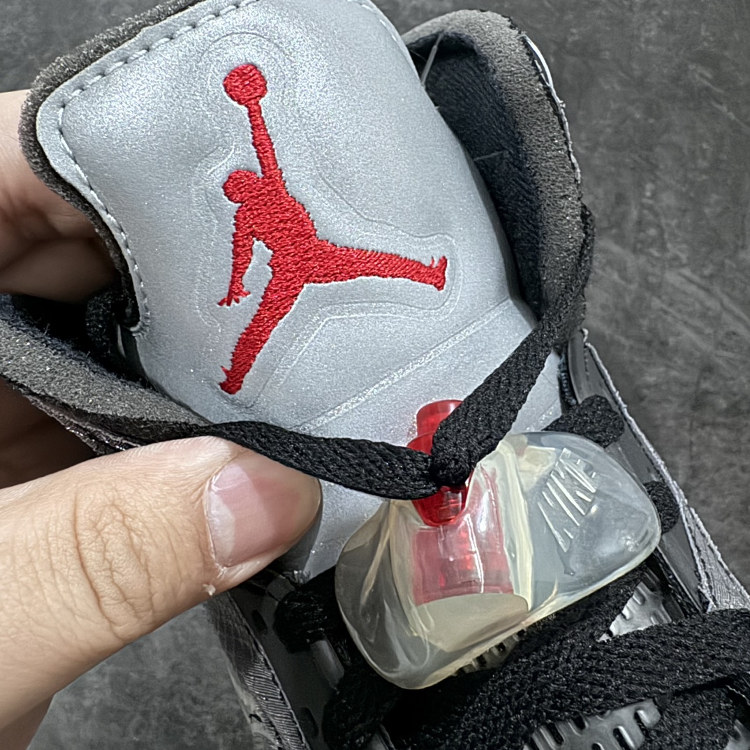 纯原AirJordan5AJ5黑蝉翼DH8565-100市售天花板Off-WhitexAirJordan