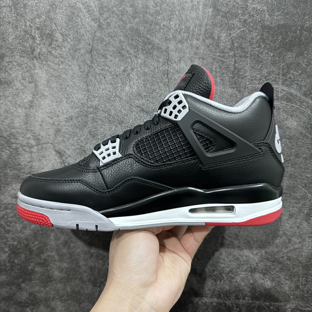 Original Air Jordan AJ4 ”Bred Reimagined” Black and Red 2024 FV5029-006