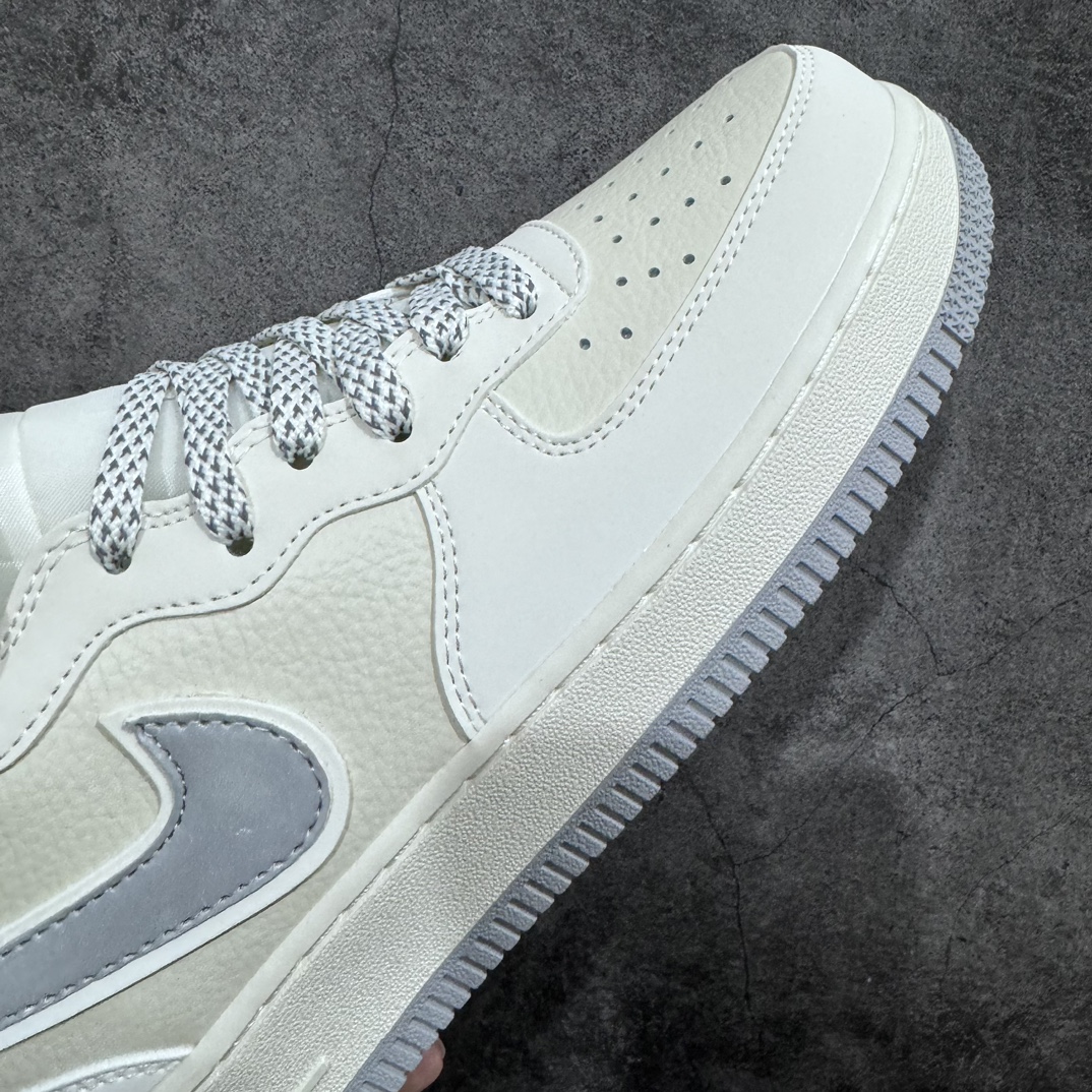 Nk Air Force 1'07 Mid Beige Grey Starry Sky Air Force One Mid-cut Casual Sneakers SH0235-522