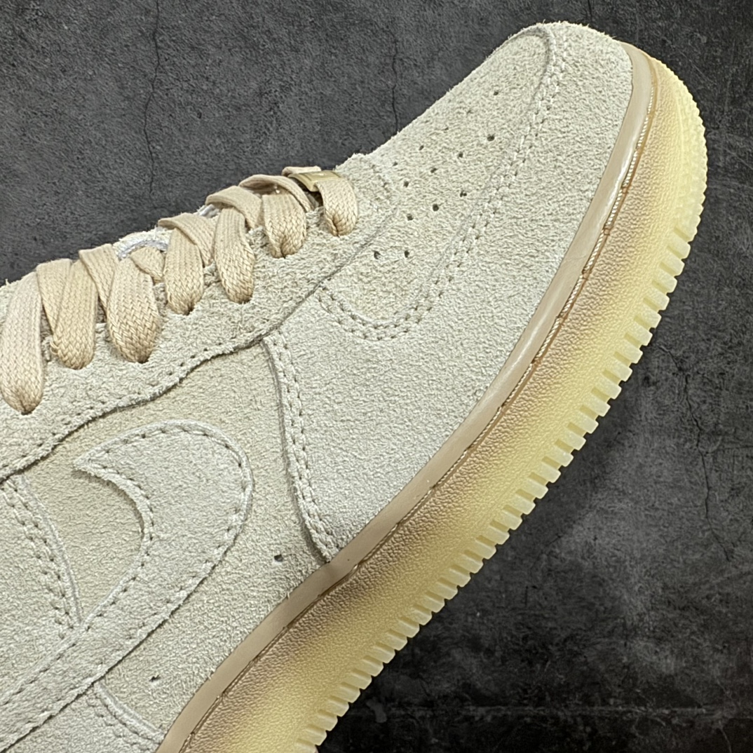 AIR Force 1'07 Low ” Grain ” Beige suede Air Force One low-top casual sneakers FN7202-224