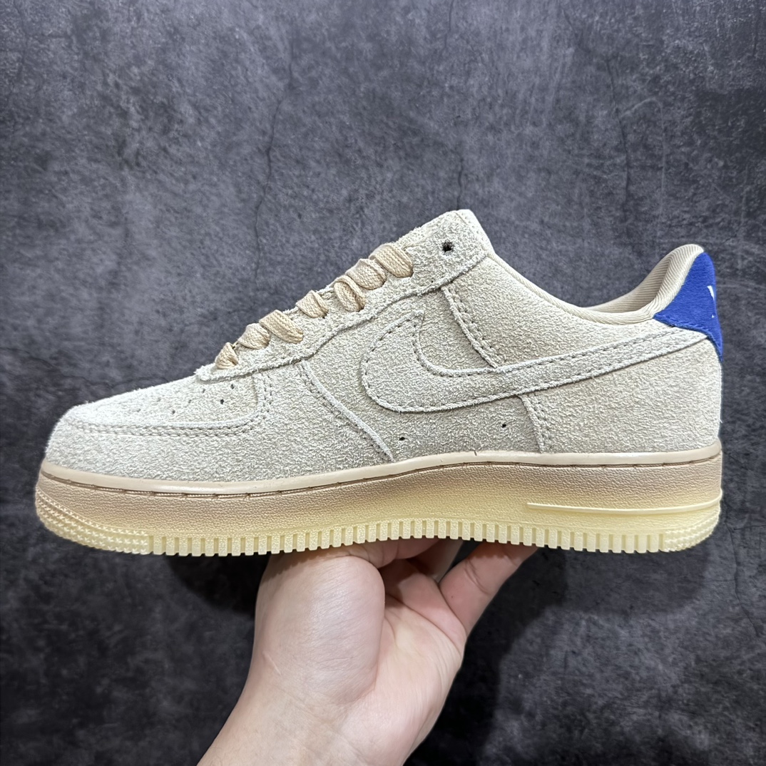 AIR Force 1'07 Low ” Grain ” Beige suede Air Force One low-top casual sneakers FN7202-224