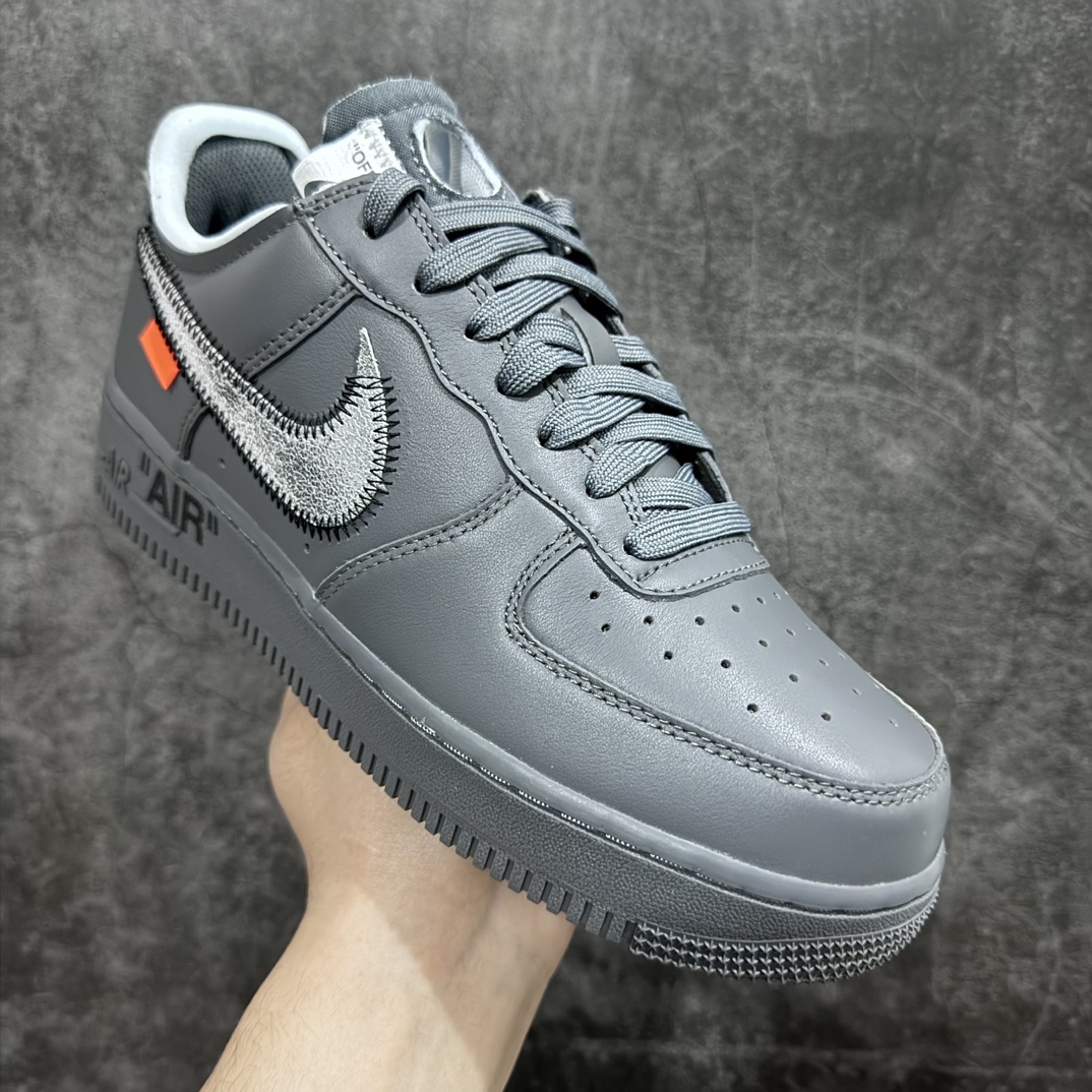 Pure original top version Off-White x Nike Air Force 1 ”Grey” Air Force One OW joint gray art museum DX1419-500