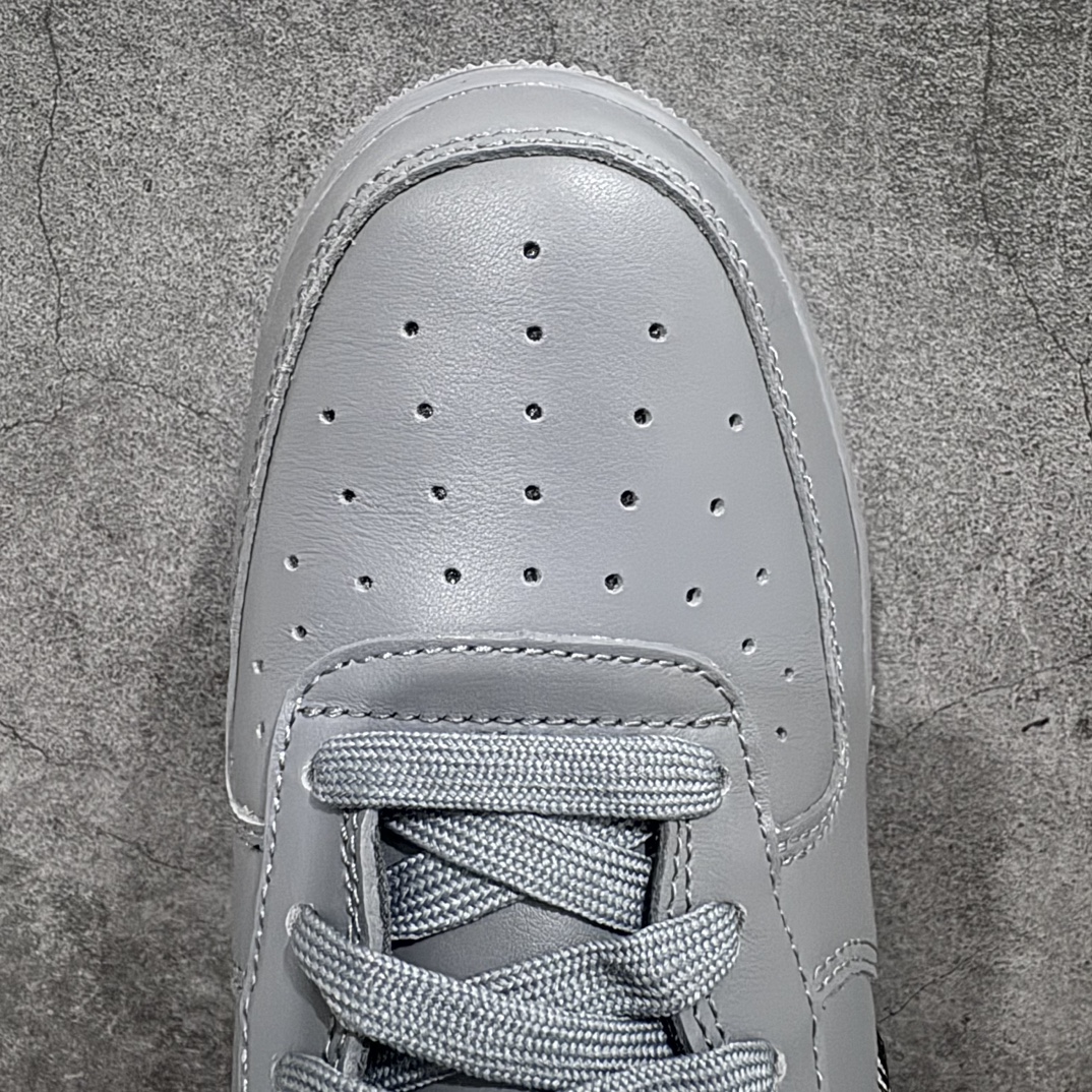 Pure original top version Off-White x Nike Air Force 1 ”Grey” Air Force One OW joint gray art museum DX1419-500