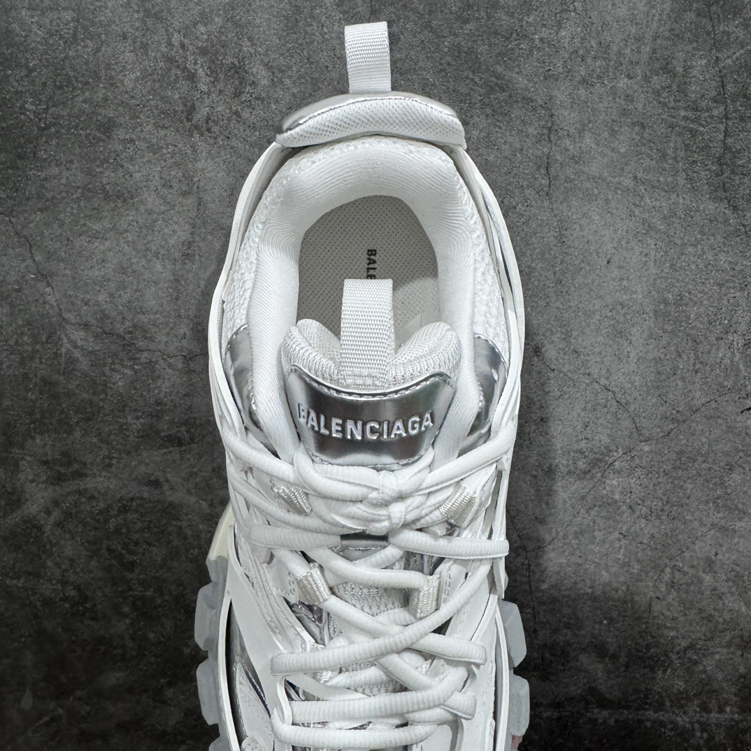 巴黎世家3代系列BalenciagaTrack3.0低帮老爹鞋白银纯原版本原装大盒从里到外一切百分百还原