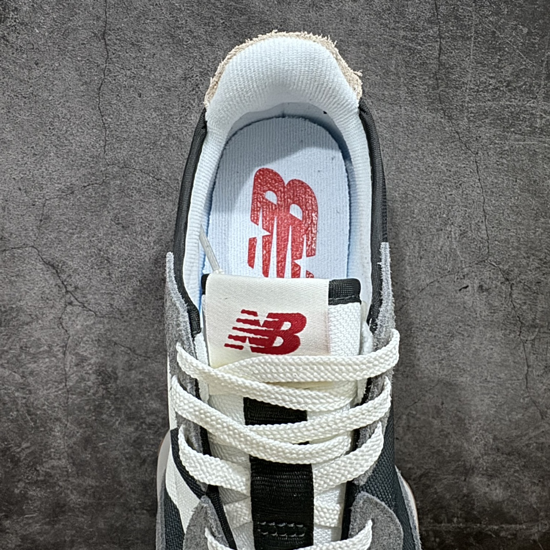 图片[8]-【公司级】New Balance MS327公司级系列n复古休闲运动慢跑鞋 MS327UDn完美清洁度 全新 New Balance NB327 系列，以更纯粹的复古风格设计打造的全新造型。侧身还以解构设计，将 N 字标志以做旧压花样式呈现，样式别具新意。而麂皮、冲孔皮革的塑造，则呈现出高级怀旧气质，也让鞋款在奢华时装风格与运动氛围之间达到了平衡 官方货号: U327WPA 尺码：36-45-莆田鞋批发中心