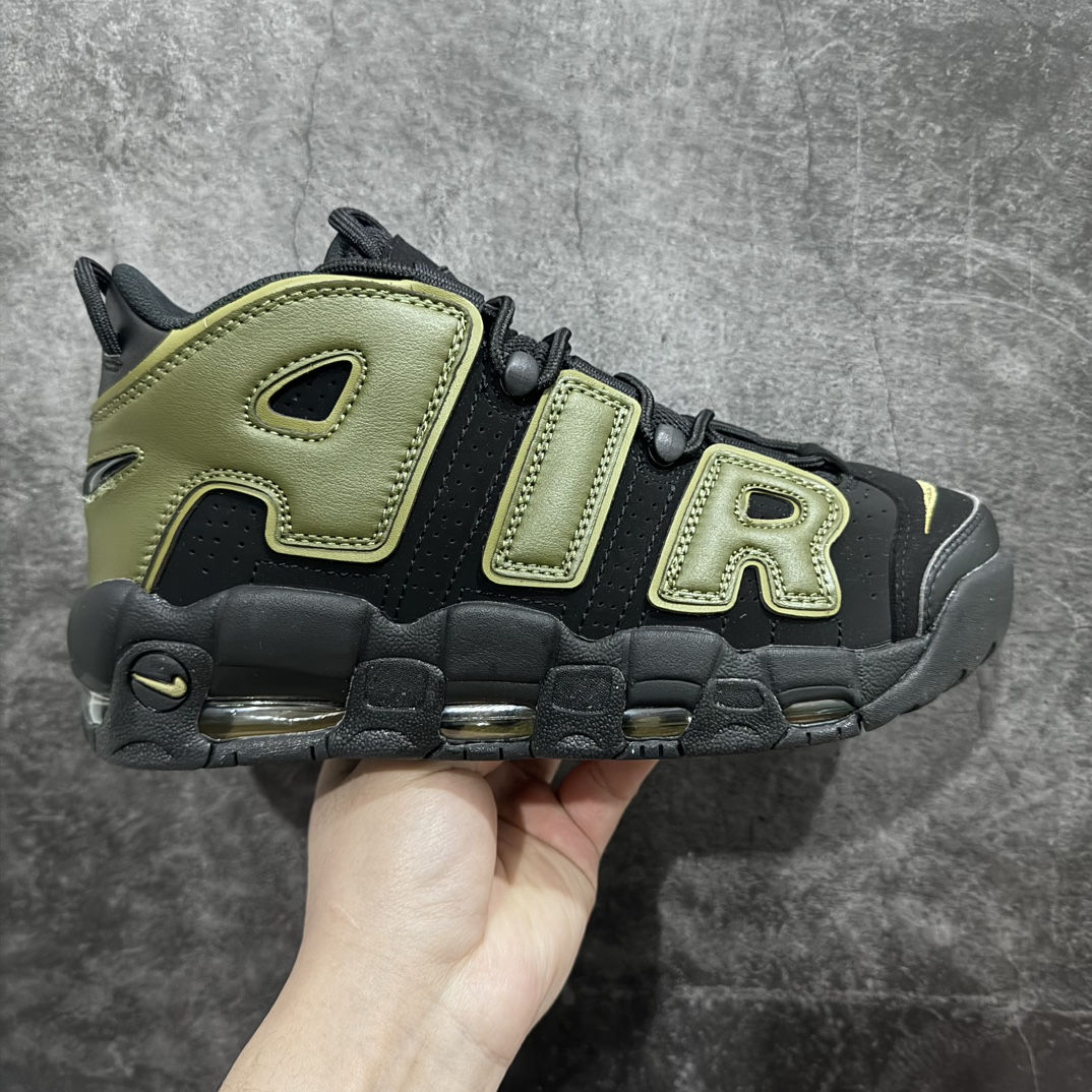 纯原NKAirMoreUptempo96OG皮蓬大AIR复古篮球鞋黑绿色DH8011-001市场主流顶级