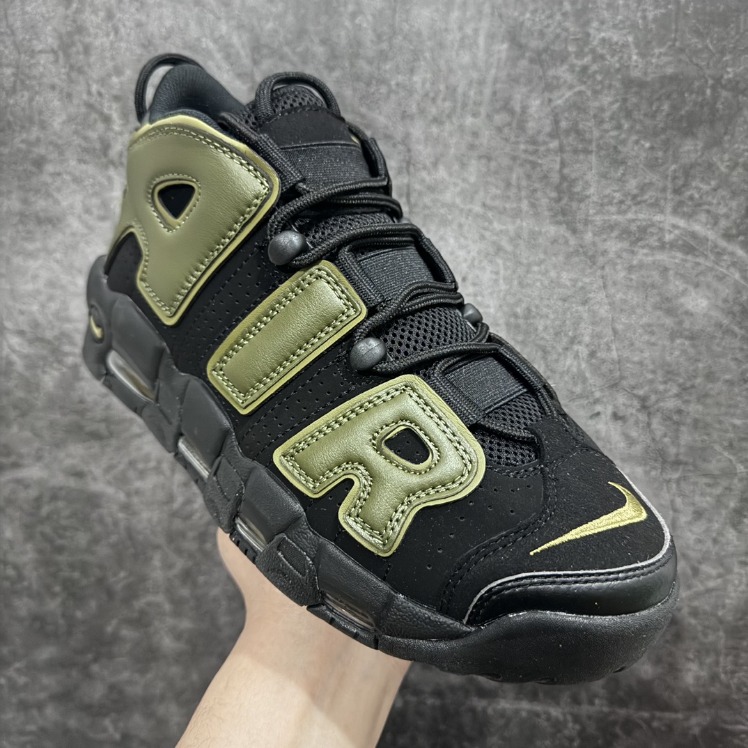 纯原NKAirMoreUptempo96OG皮蓬大AIR复古篮球鞋黑绿色DH8011-001市场主流顶级