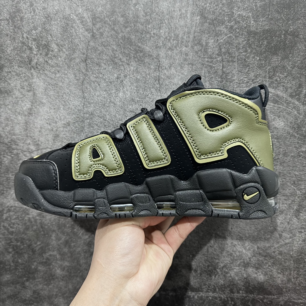 纯原NKAirMoreUptempo96OG皮蓬大AIR复古篮球鞋黑绿色DH8011-001市场主流顶级