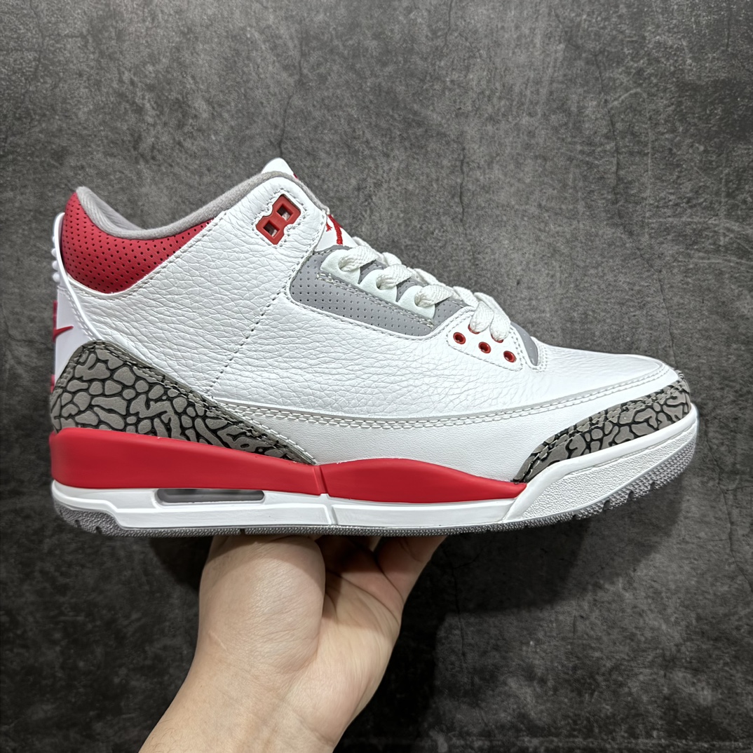 AirJordanAJ3Retro火焰红DN3707-160全套原纸板楦头开发完美超正版型原厂大底磨具原