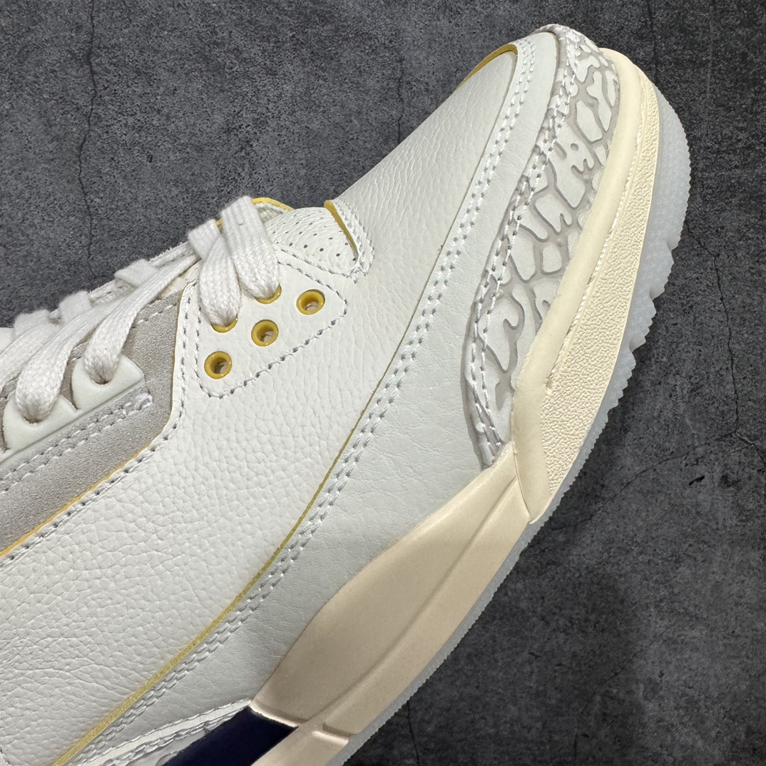 AirJordanAJ3Retro笑脸彩虹FN0344-901全套原纸板楦头开发完美超正版型原厂大底磨具