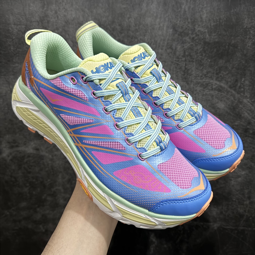 图片[9]-【绿X版】HOKA ONE ONE Mafate Speed 2 Low 玛法特2代系列低帮轻量户外越野休闲运动慢跑鞋n上脚赞到报爆 轻盈舒适n鞋面采用超轻的无缝架构轻薄的TPU贴在透气的鞋面材料上减轻重量同时也保证了支撑性鞋底采用滚动平衡技术 引导跑者回归自然步态祖传的神奇EVA材质中底依旧是一如既往地表现优秀 能提供充足的缓震 作为HOKA家的越野跑鞋 VIBRAM 橡胶大底也是必不可少的 即便在复杂湿滑的地形 依旧能有良好的抓地力及稳定性 鞋带采用了弹性不易松脱的扁宽弹性鞋带 前掌与中掌部分也进行了加宽 也更加适合亚洲人的脚型 是一款十分全面且足够强悍的户外硬核越野鞋日常搭配的话短裤是基本不挑 阔腿裤 工装裤以及各种长筒牛仔裤都可以SIZE：36 36.5 37.5 38 38.5 39 40 40.5 41 42 42.5 43 44 44.5 45-莆田鞋批发中心