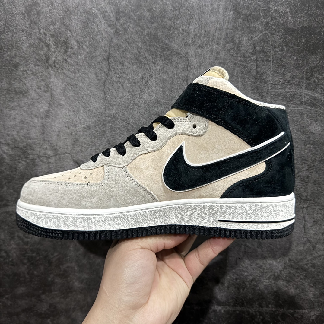 图片[2]-【公司级】Nk Air Force 1\’07 Mid 灰黑 空军一号中帮休闲板鞋 CG9908-106n原厂麂皮 原楦原纸板 纯正版型 正品NFC感应芯片 高清洁度 内置全掌气垫 尺码：36 36.5 37.5 38 38.5 39 40 40.5 41 42 42.5 43 44 44.5 45-莆田鞋批发中心