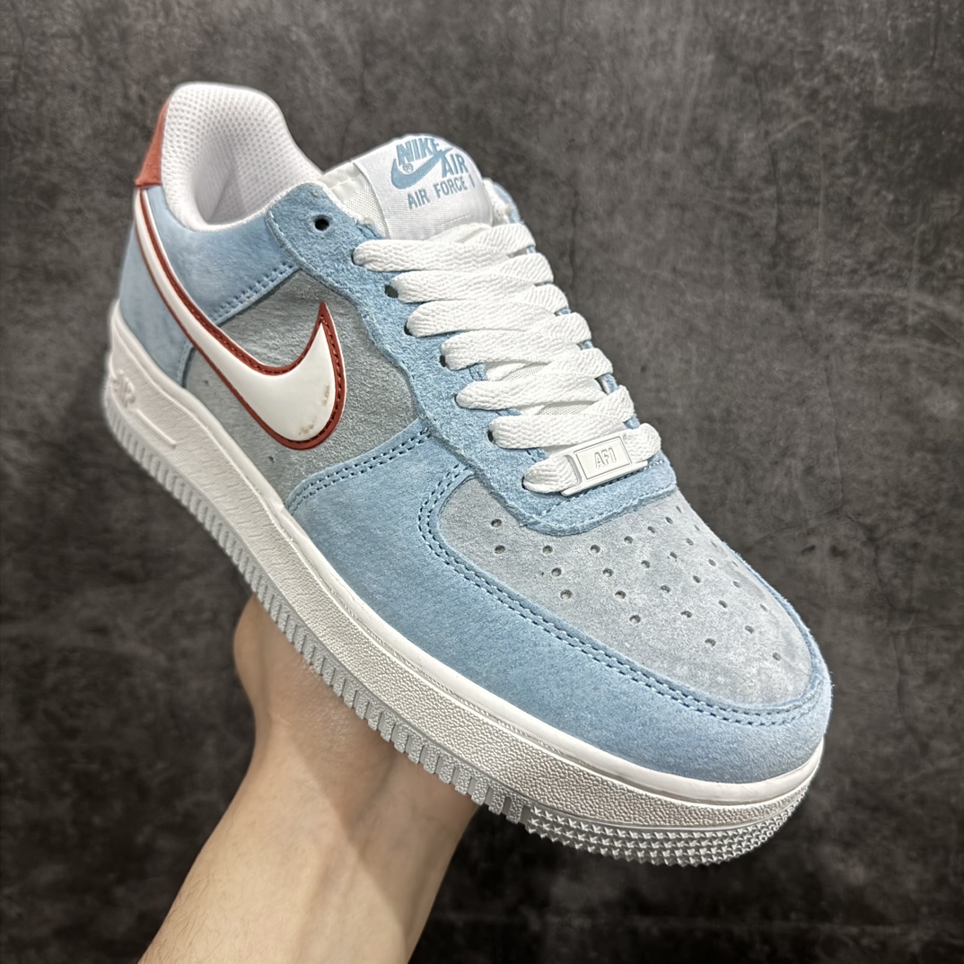 图片[3]-【公司级】Nk Air Force 1\’07 Low 酒红蓝配色 空军一号低帮休闲板鞋 LZ6699-521n#原厂麂皮 原楦原纸板 纯正版型 正品NFC感应芯片 高清洁度 内置全掌气垫 尺码：36 36.5 37.5 38 38.5 39 40 40.5 41 42 42.5 43 44 44.5 45-莆田鞋批发中心