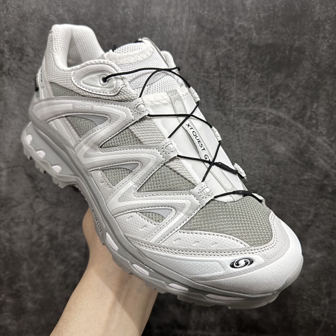 SalomonXT-QUESTGoreTexGTXADV萨洛蒙情侣款户外机能鞋灰白GTX联名全鞋改进为原