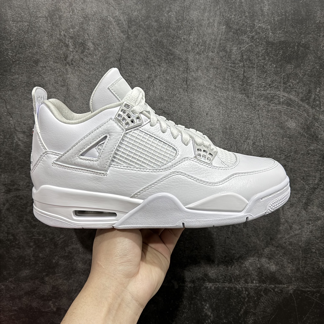 纯原AirJordanAJ4PureMoney纯白白银扣白猫308497-100耗时多个月巨作重金购买原