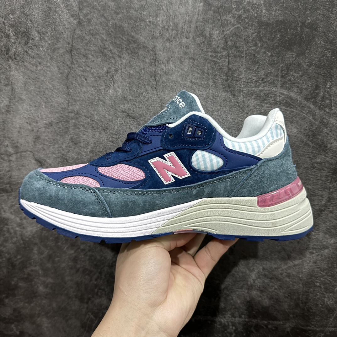 纯原版本NewBalance新百伦NB992总统复古慢跑鞋蓝绿粉M992NT正确3M反光细节原楦原纸版开