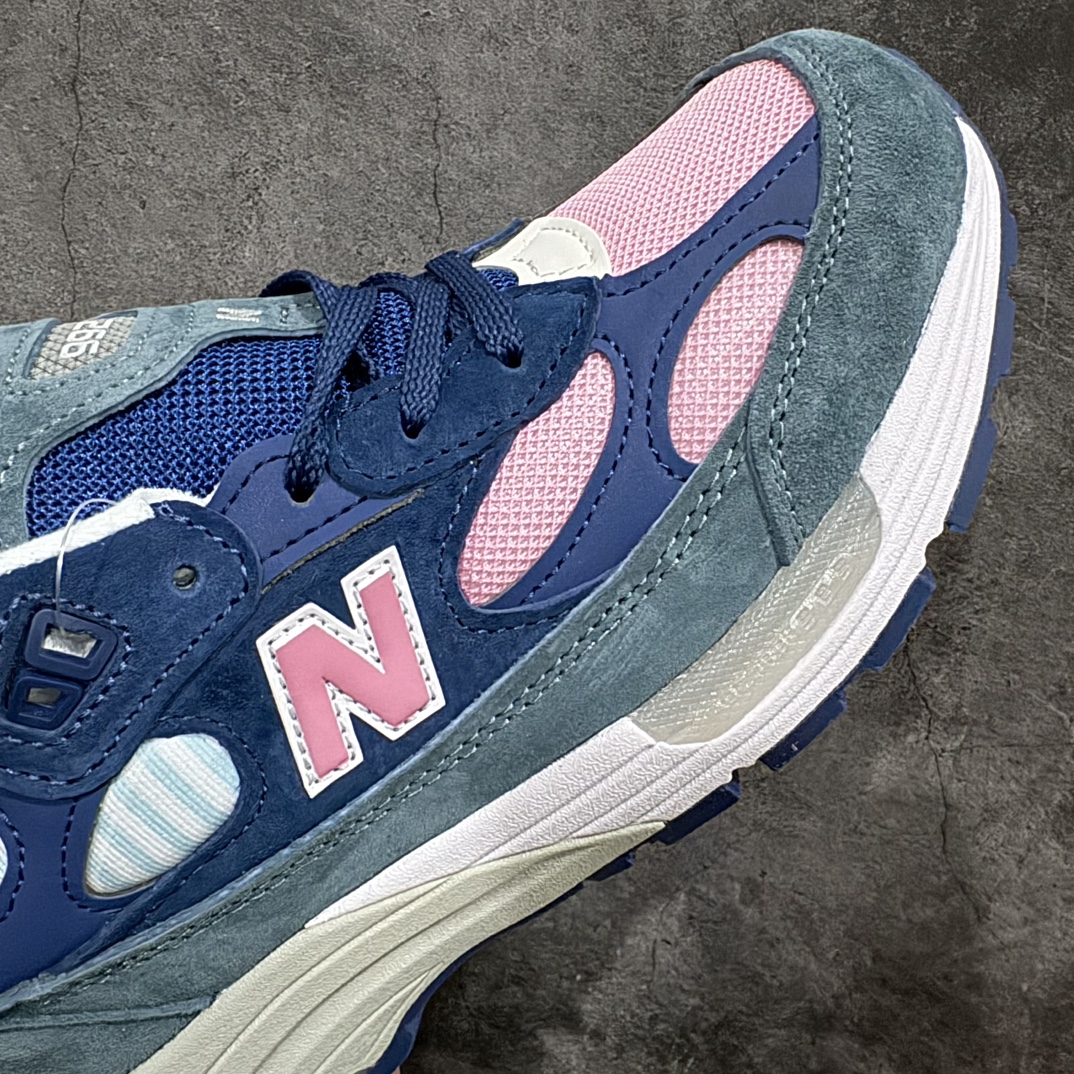 纯原版本NewBalance新百伦NB992总统复古慢跑鞋蓝绿粉M992NT正确3M反光细节原楦原纸版开