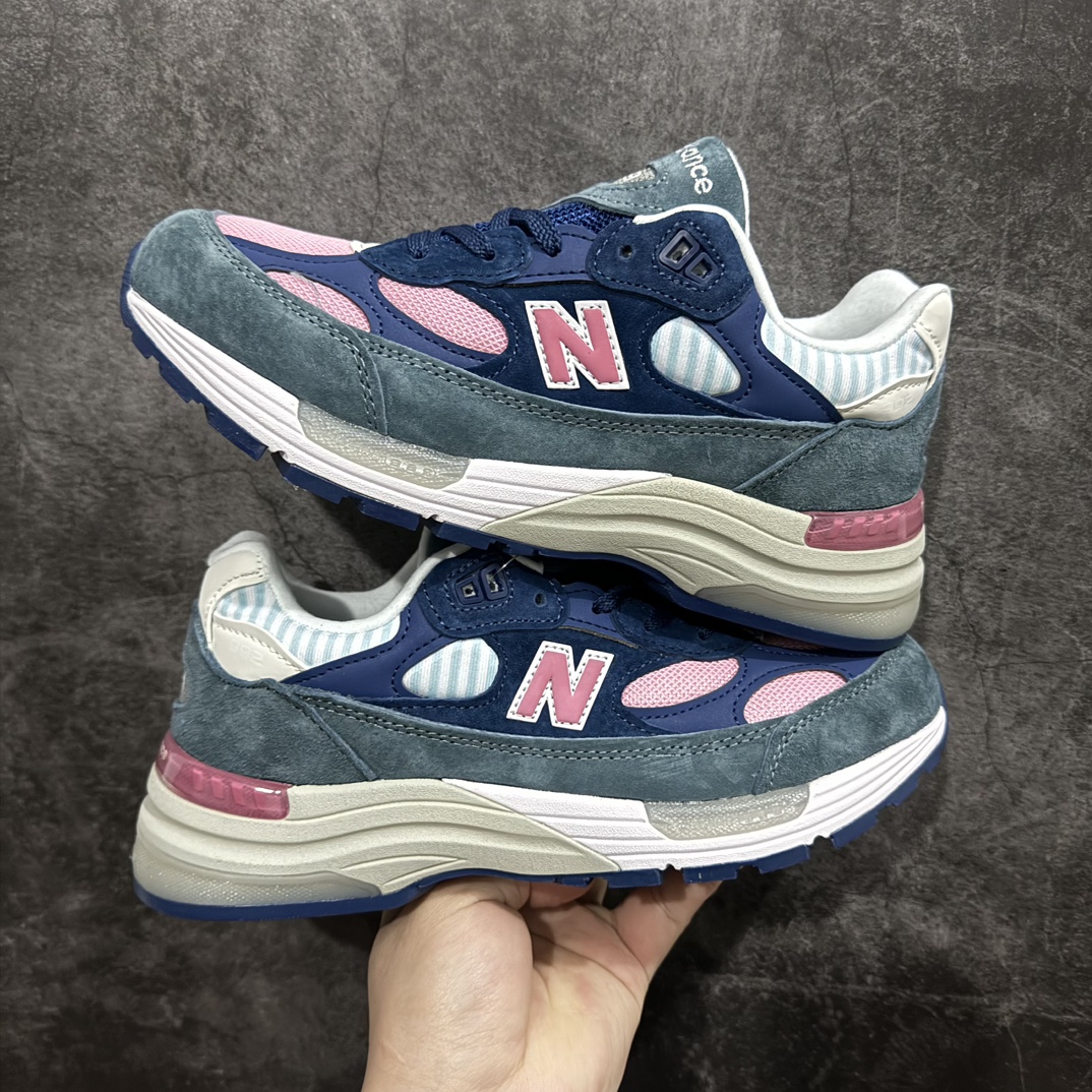 纯原版本NewBalance新百伦NB992总统复古慢跑鞋蓝绿粉M992NT正确3M反光细节原楦原纸版开