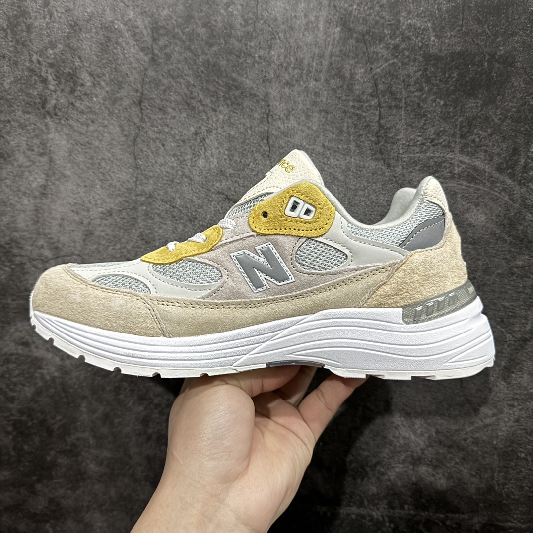 纯原版本PaperboyParisxNewBalance新百伦NB992总统复古慢跑鞋灰白黄M992PB