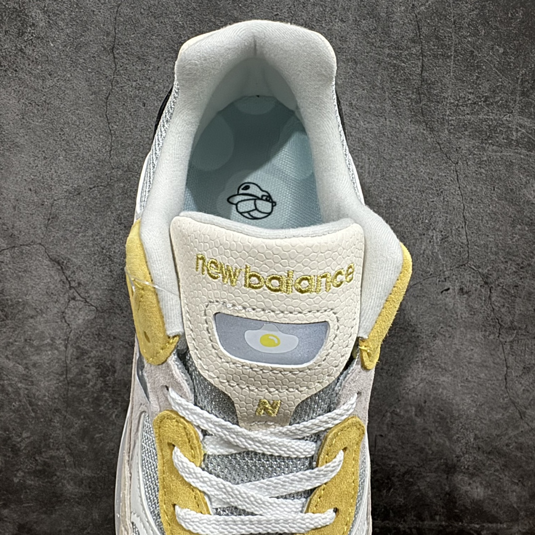 纯原版本PaperboyParisxNewBalance新百伦NB992总统复古慢跑鞋灰白黄M992PB