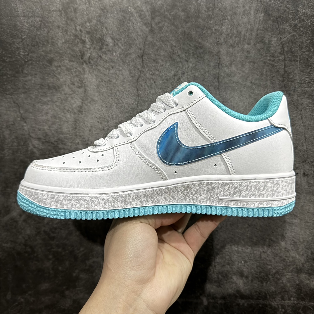 AirForce1Low07白天蓝原楦头原纸板打造纯正低帮空军版型专注外贸渠道全掌内置蜂窝气垫原盒配件原