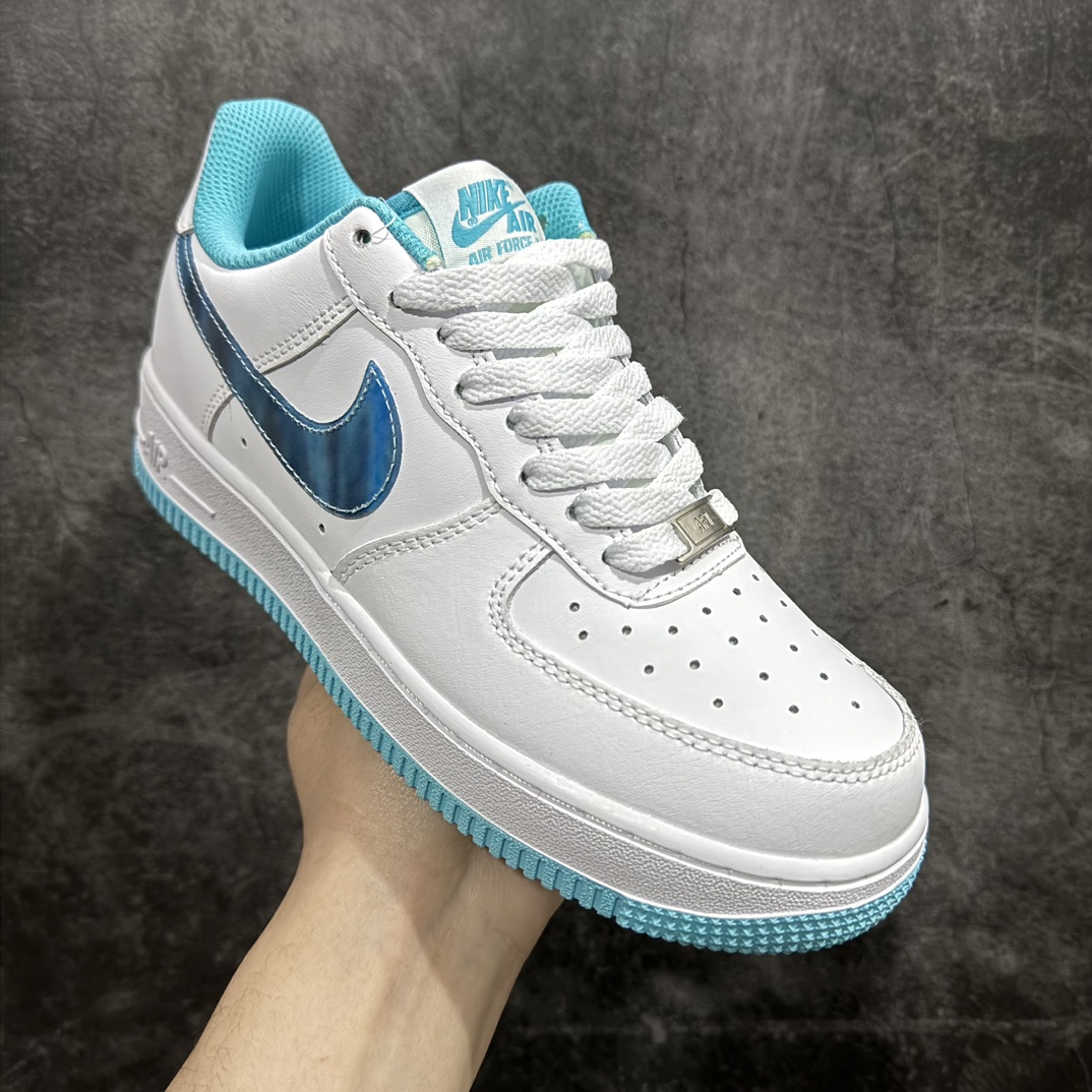 AirForce1Low07白天蓝原楦头原纸板打造纯正低帮空军版型专注外贸渠道全掌内置蜂窝气垫原盒配件原