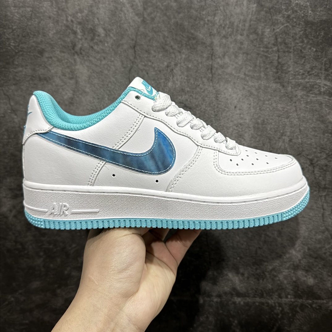 AirForce1Low07白天蓝原楦头原纸板打造纯正低帮空军版型专注外贸渠道全掌内置蜂窝气垫原盒配件原