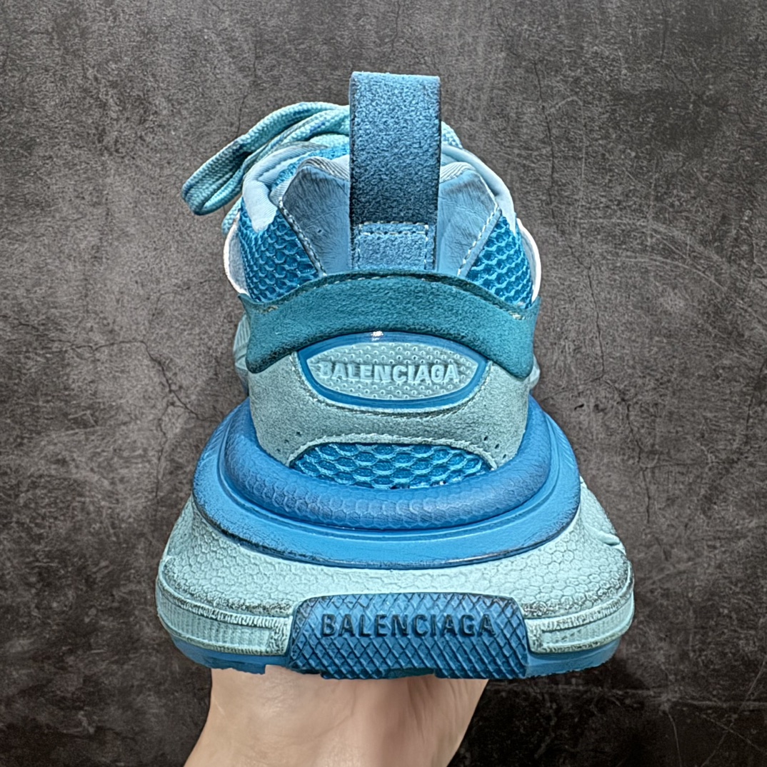 BALENCIAGA3XLSneakers巴黎世家十代网布系带低帮走秀复古老爹鞋全套原纸板楦头开发最原汁