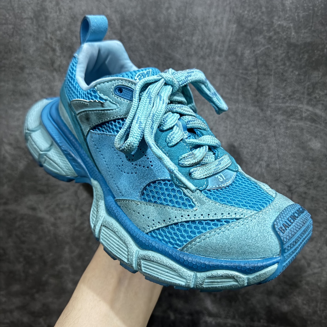 BALENCIAGA3XLSneakers巴黎世家十代网布系带低帮走秀复古老爹鞋全套原纸板楦头开发最原汁