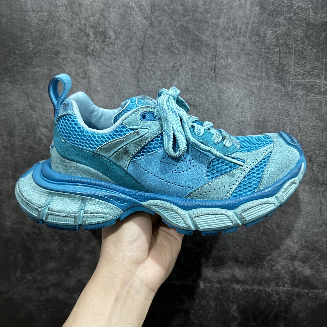 BALENCIAGA3XLSneakers巴黎世家十代网布系带低帮走秀复古老爹鞋全套原纸板楦头开发最原汁